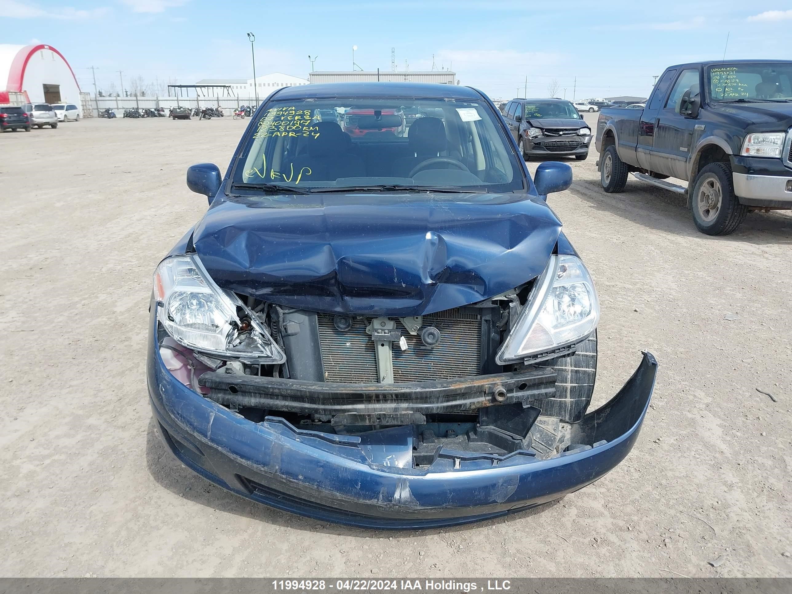 Photo 12 VIN: 3N1BC11E57L400197 - NISSAN VERSA 