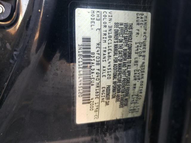 Photo 12 VIN: 3N1BC11E68L445120 - NISSAN VERSA 