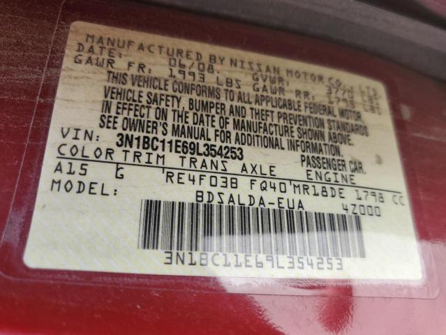 Photo 12 VIN: 3N1BC11E69L354253 - NISSAN VERSA S 