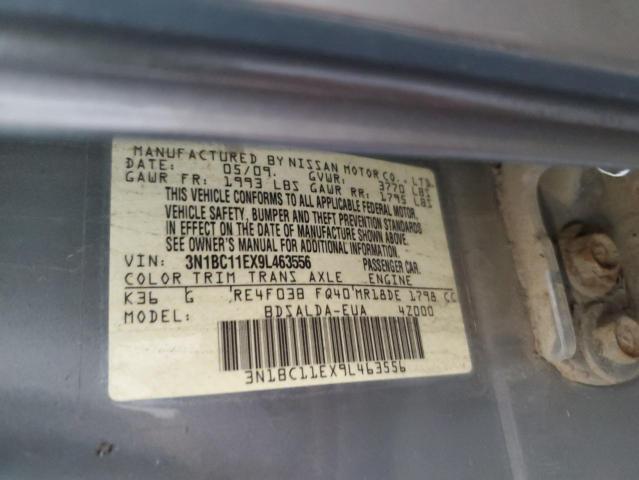 Photo 11 VIN: 3N1BC11EX9L463556 - NISSAN VERSA S 