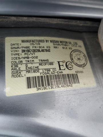 Photo 11 VIN: 3N1BC13E29L467842 - NISSAN VERSA S 