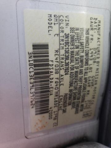 Photo 12 VIN: 3N1BC13E39L397624 - NISSAN VERSA 