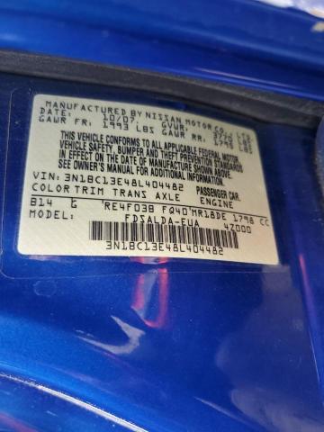 Photo 12 VIN: 3N1BC13E48L404482 - NISSAN VERSA S 