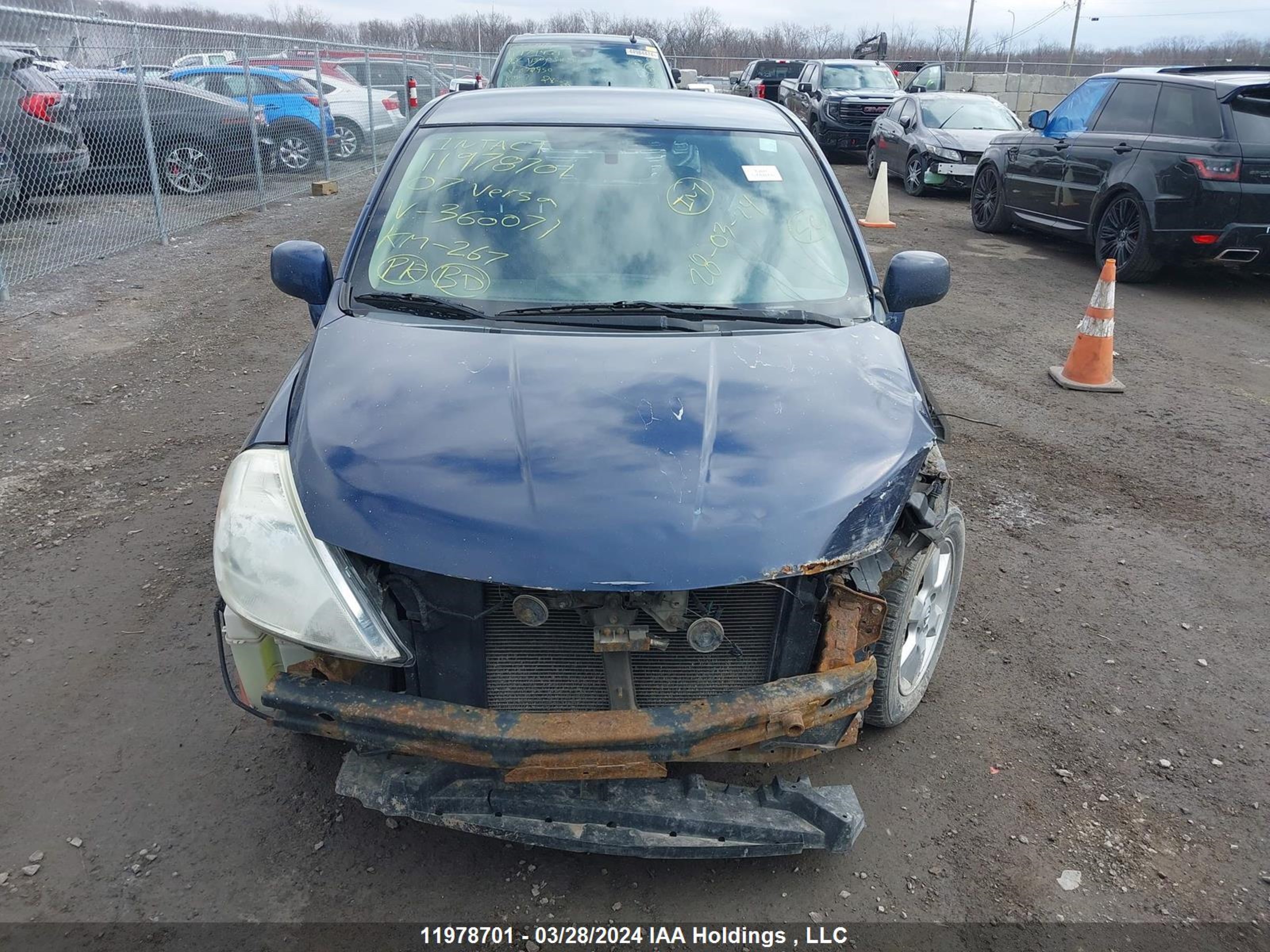 Photo 12 VIN: 3N1BC13E57L360071 - NISSAN VERSA 