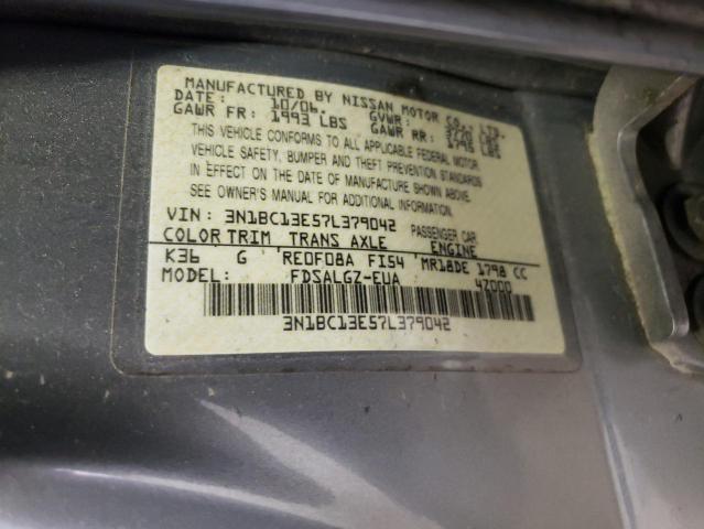 Photo 11 VIN: 3N1BC13E57L379042 - NISSAN VERSA 