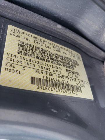 Photo 12 VIN: 3N1BC13E57L437375 - NISSAN VERSA 