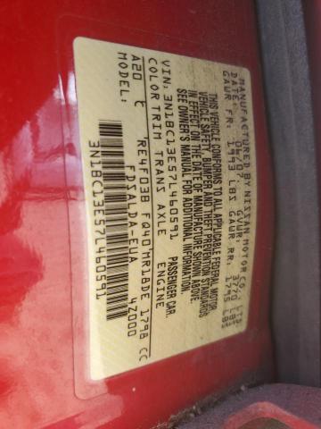 Photo 11 VIN: 3N1BC13E57L460591 - NISSAN VERSA 