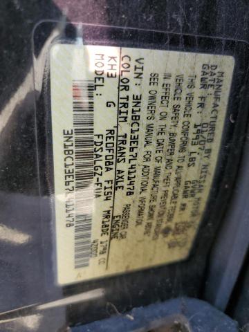 Photo 11 VIN: 3N1BC13E67L411478 - NISSAN VERSA S 