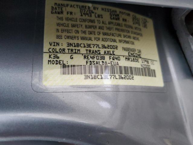 Photo 11 VIN: 3N1BC13E77L362002 - NISSAN VERSA 