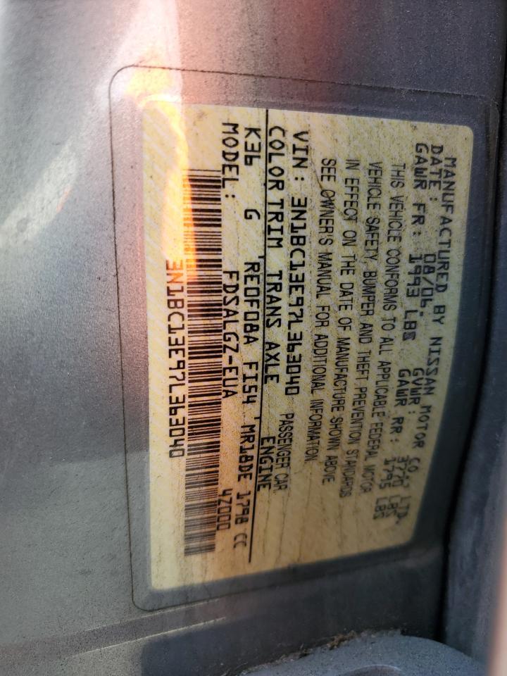 Photo 11 VIN: 3N1BC13E97L363040 - NISSAN VERSA 