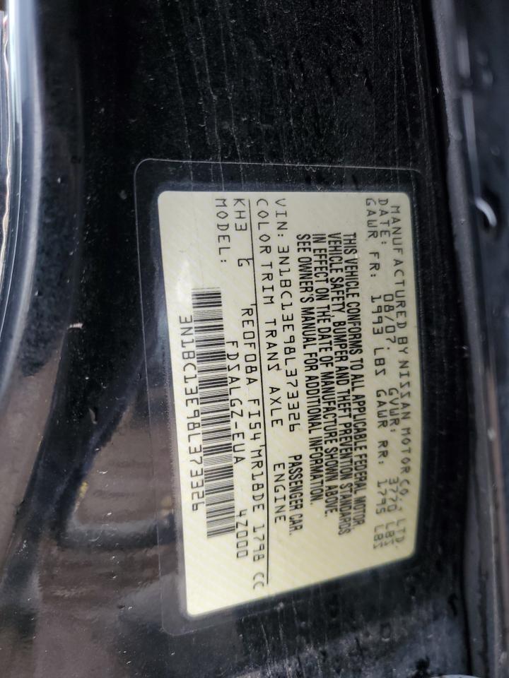 Photo 11 VIN: 3N1BC13E98L373326 - NISSAN VERSA 