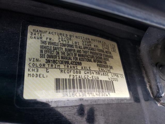 Photo 12 VIN: 3N1BC13E99L423269 - NISSAN VERSA S 