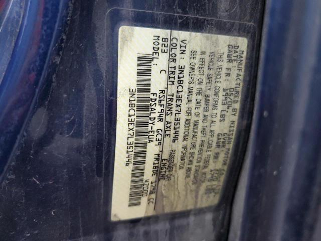 Photo 11 VIN: 3N1BC13EX7L351446 - NISSAN VERSA S 