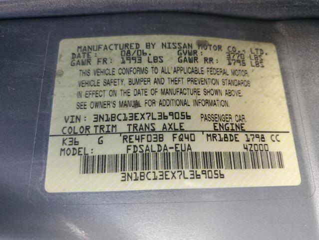 Photo 12 VIN: 3N1BC13EX7L369056 - NISSAN VERSA S 