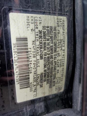 Photo 11 VIN: 3N1BC13EX9L474389 - NISSAN VERSA S 