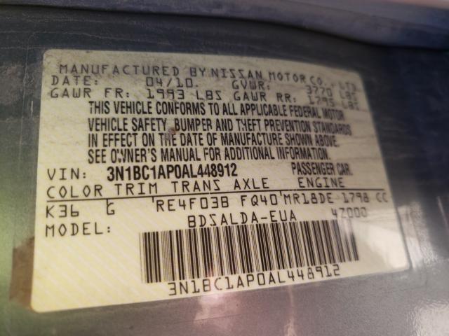 Photo 9 VIN: 3N1BC1AP0AL448912 - NISSAN VERSA 