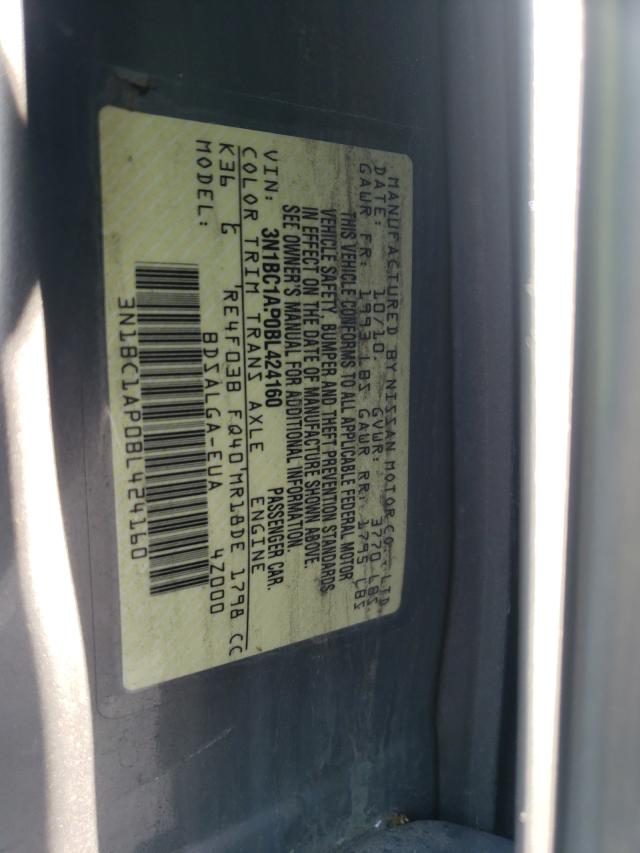 Photo 9 VIN: 3N1BC1AP0BL424160 - NISSAN VERSA S 