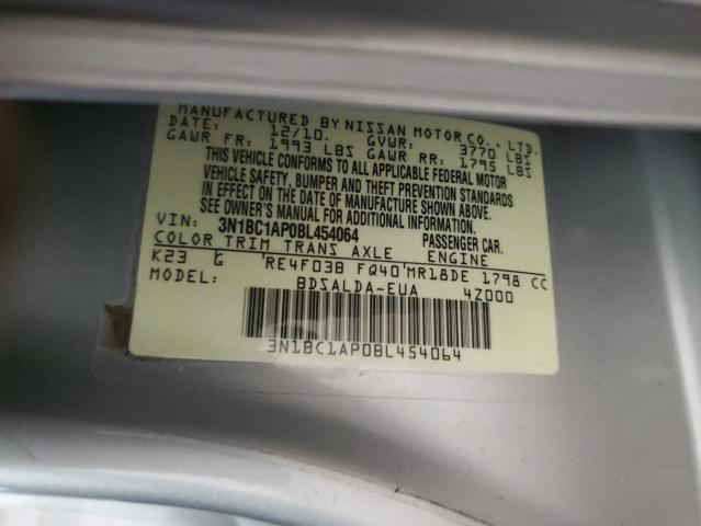 Photo 12 VIN: 3N1BC1AP0BL454064 - NISSAN VERSA 