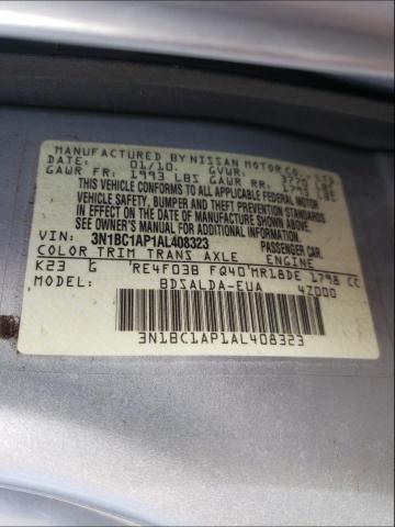 Photo 9 VIN: 3N1BC1AP1AL408323 - NISSAN VERSA S 