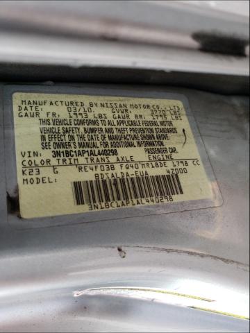 Photo 9 VIN: 3N1BC1AP1AL440298 - NISSAN VERSA S 