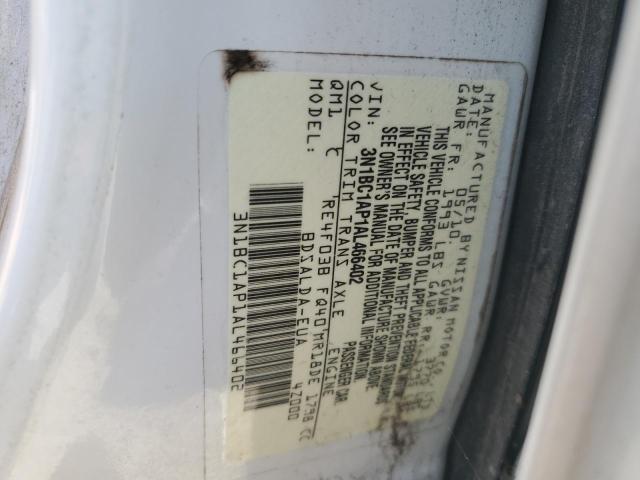 Photo 11 VIN: 3N1BC1AP1AL466402 - NISSAN VERSA 