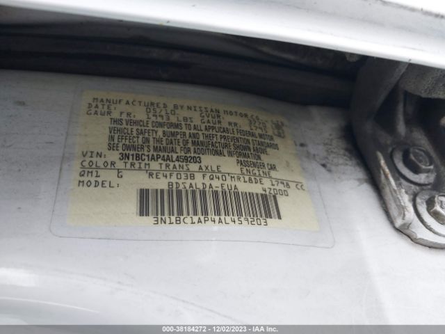 Photo 8 VIN: 3N1BC1AP4AL459203 - NISSAN VERSA 