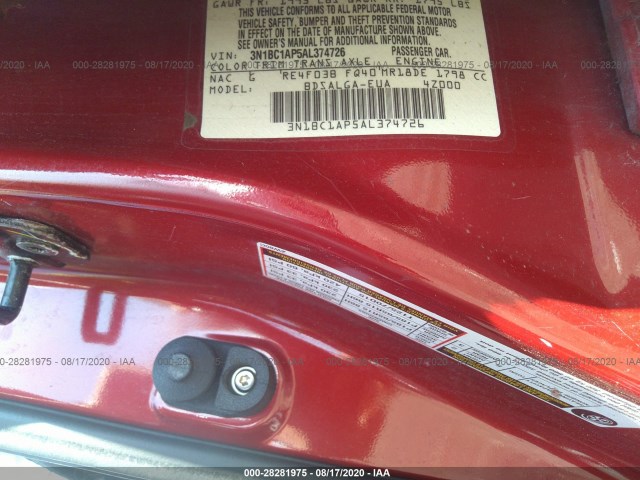 Photo 8 VIN: 3N1BC1AP5AL374726 - NISSAN VERSA 