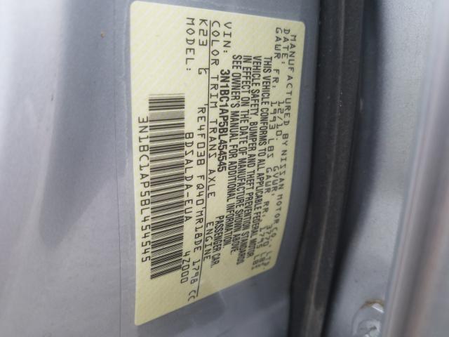 Photo 9 VIN: 3N1BC1AP5BL454545 - NISSAN VERSA S 