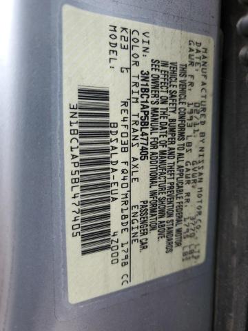 Photo 11 VIN: 3N1BC1AP5BL477405 - NISSAN VERSA S 