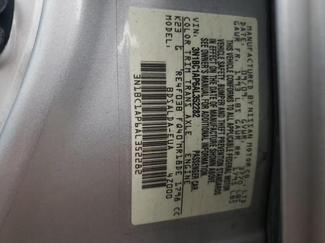 Photo 9 VIN: 3N1BC1AP6AL352282 - NISSAN VERSA S 