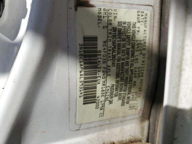 Photo 11 VIN: 3N1BC1AP6AL393141 - NISSAN VERSA S 