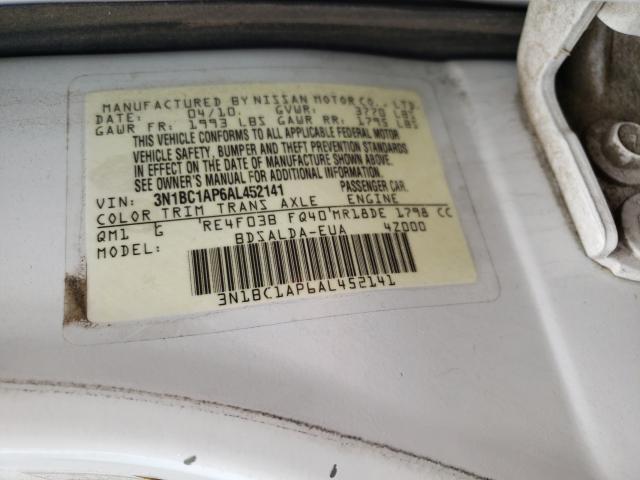 Photo 9 VIN: 3N1BC1AP6AL452141 - NISSAN VERSA 