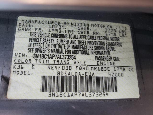 Photo 11 VIN: 3N1BC1AP7AL373254 - NISSAN VERSA S 