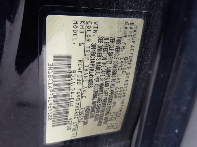 Photo 9 VIN: 3N1BC1AP7AL424588 - NISSAN VERSA S 