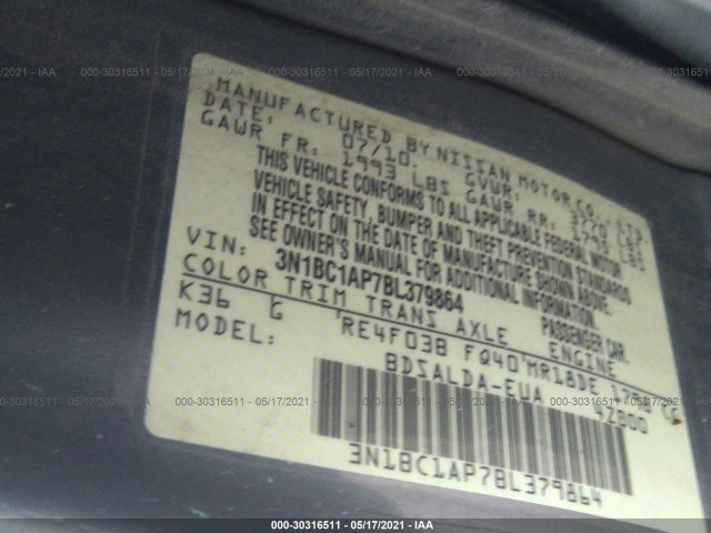 Photo 8 VIN: 3N1BC1AP7BL379864 - NISSAN VERSA 