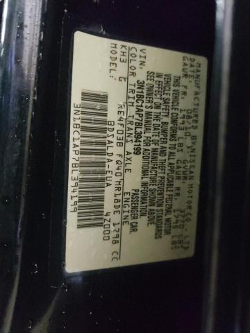 Photo 11 VIN: 3N1BC1AP7BL394199 - NISSAN VERSA S 