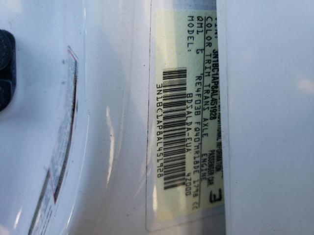 Photo 9 VIN: 3N1BC1AP8AL451928 - NISSAN VERSA S 