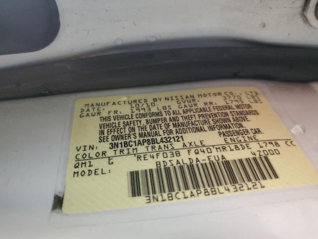 Photo 12 VIN: 3N1BC1AP8BL432121 - NISSAN VERSA 