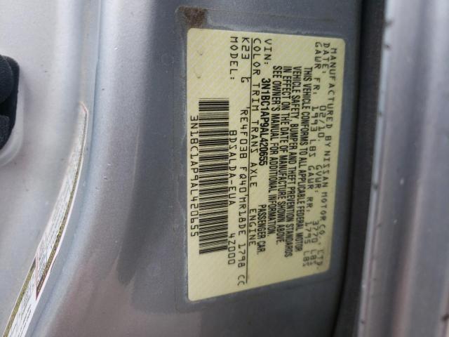 Photo 9 VIN: 3N1BC1AP9AL420655 - NISSAN VERSA S 