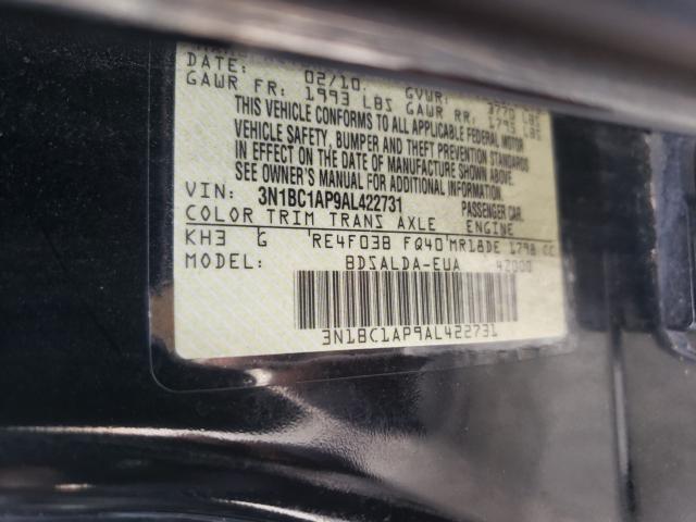 Photo 9 VIN: 3N1BC1AP9AL422731 - NISSAN VERSA S 