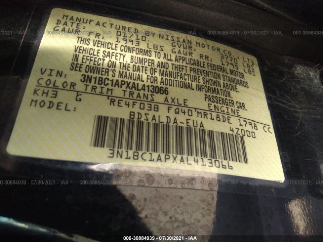 Photo 8 VIN: 3N1BC1APXAL413066 - NISSAN VERSA 