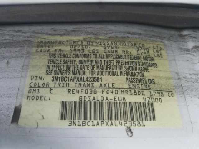 Photo 9 VIN: 3N1BC1APXAL423581 - NISSAN VERSA S 