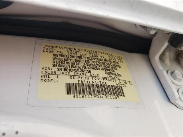 Photo 9 VIN: 3N1BC1CP0AL351559 - NISSAN VERSA S 