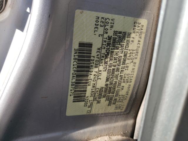 Photo 9 VIN: 3N1BC1CP0AL387171 - NISSAN VERSA S 