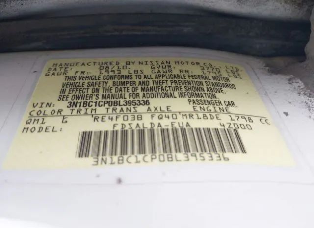 Photo 8 VIN: 3N1BC1CP0BL395336 - NISSAN VERSA 