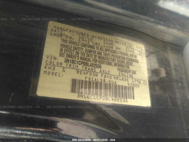 Photo 8 VIN: 3N1BC1CP0BL422535 - NISSAN VERSA 