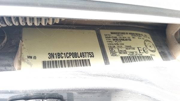 Photo 2 VIN: 3N1BC1CP0BL497753 - NISSAN VERSA 