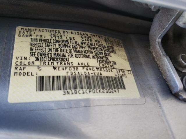 Photo 9 VIN: 3N1BC1CP0CK230247 - NISSAN VERSA S 