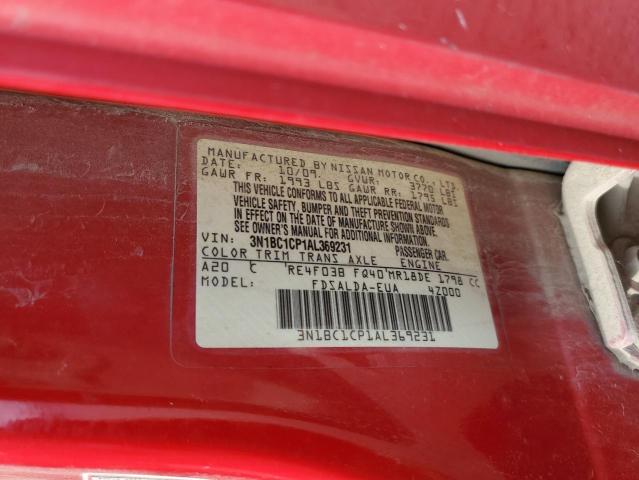 Photo 11 VIN: 3N1BC1CP1AL369231 - NISSAN VERSA 