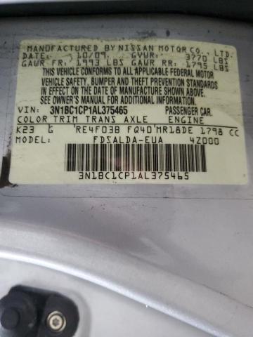 Photo 12 VIN: 3N1BC1CP1AL375465 - NISSAN VERSA S 